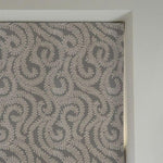Load image into Gallery viewer, McAlister Textiles Little Leaf Charcoal Grey Roman Blind Roman Blinds 
