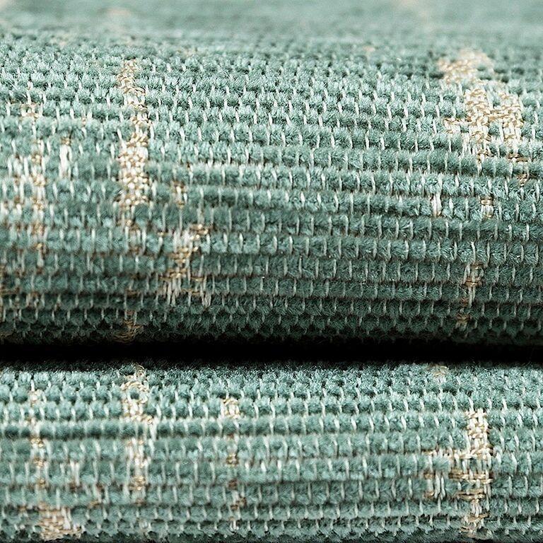McAlister Textiles Textured Chenille Duck Egg Blue Curtains Tailored Curtains 