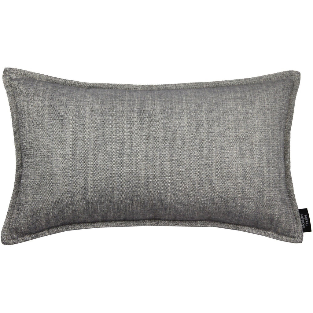 McAlister Textiles Rhumba Charcoal Grey Cushion Cushions and Covers Cover Only 50cm x 30cm 
