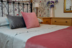 Load image into Gallery viewer, McAlister Textiles Matt Blush Pink Velvet 43cm x 43cm Cushion Sets Cushions and Covers 
