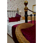 Load image into Gallery viewer, McAlister Textiles Matt Wine Red Velvet Cushion Cushions and Covers 
