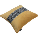 Load image into Gallery viewer, McAlister Textiles Coba Striped Ochre Yellow Velvet Cushion Cushions and Covers 
