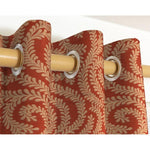 Load image into Gallery viewer, McAlister Textiles Little Leaf Burnt Orange Curtains Tailored Curtains 
