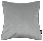 Load image into Gallery viewer, McAlister Textiles Matt Dove Grey Velvet 43cm x 43cm Cushion Sets Cushions and Covers 
