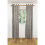 Load image into Gallery viewer, McAlister Textiles Little Leaf Charcoal Grey Curtains Tailored Curtains 
