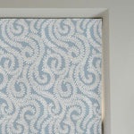 Load image into Gallery viewer, McAlister Textiles Little Leaf Wedgewood Blue Roman Blind Roman Blinds 
