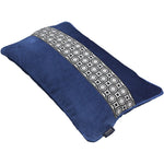 Load image into Gallery viewer, McAlister Textiles Cancun Striped Navy Blue Velvet Cushion Cushions and Covers 
