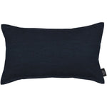 Load image into Gallery viewer, McAlister Textiles Plain Chenille Navy Blue Cushion Cushions and Covers Polyester Filler 60cm x 40cm 
