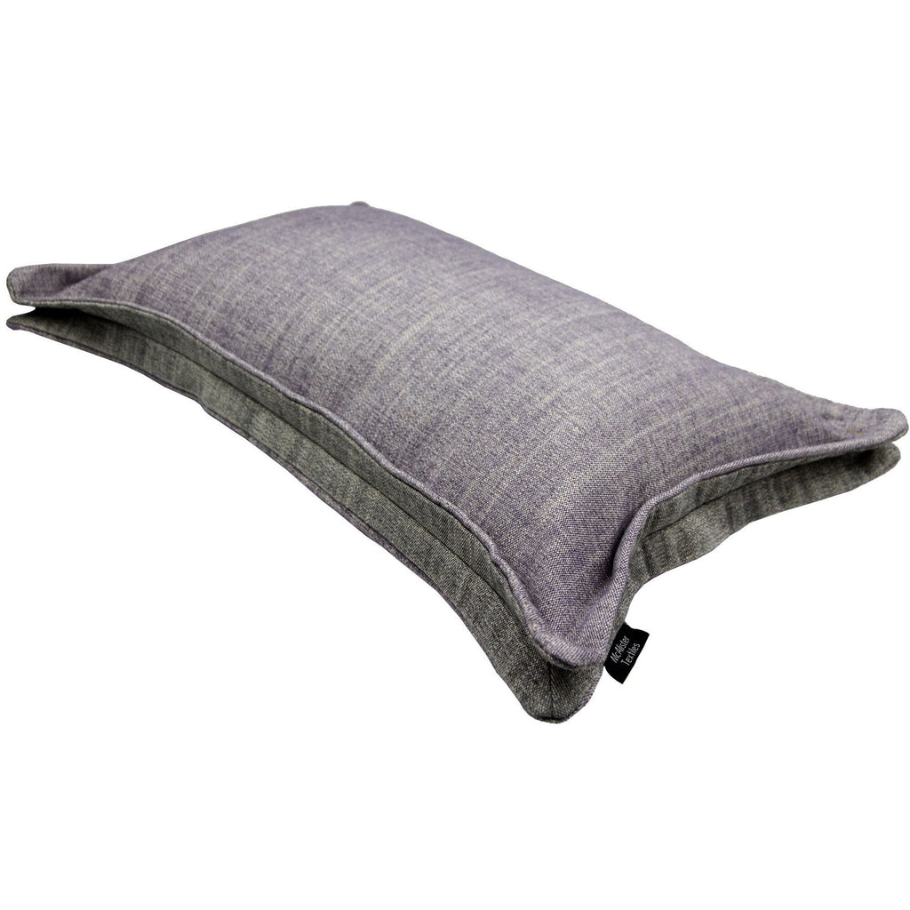 McAlister Textiles Rhumba Accent Lilac Purple + Grey Cushion Cushions and Covers 