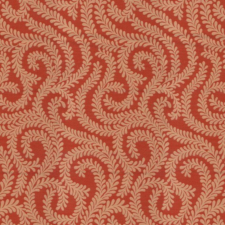 McAlister Textiles Little Leaf Burnt Orange Curtains Tailored Curtains 