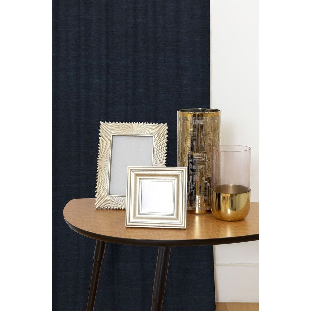 McAlister Textiles Plain Chenille Navy Blue Curtains Tailored Curtains 