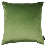Load image into Gallery viewer, McAlister Textiles Decorative Zipper Edge Teal + Green Velvet Cushion Cushions and Covers Cover Only 43cm x 43cm 
