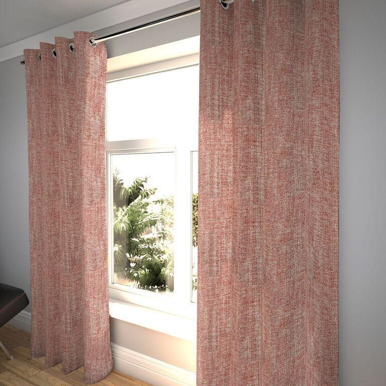 McAlister Textiles Rhumba Burnt Orange Curtains Tailored Curtains 116cm(w) x 182cm(d) (46" x 72") 