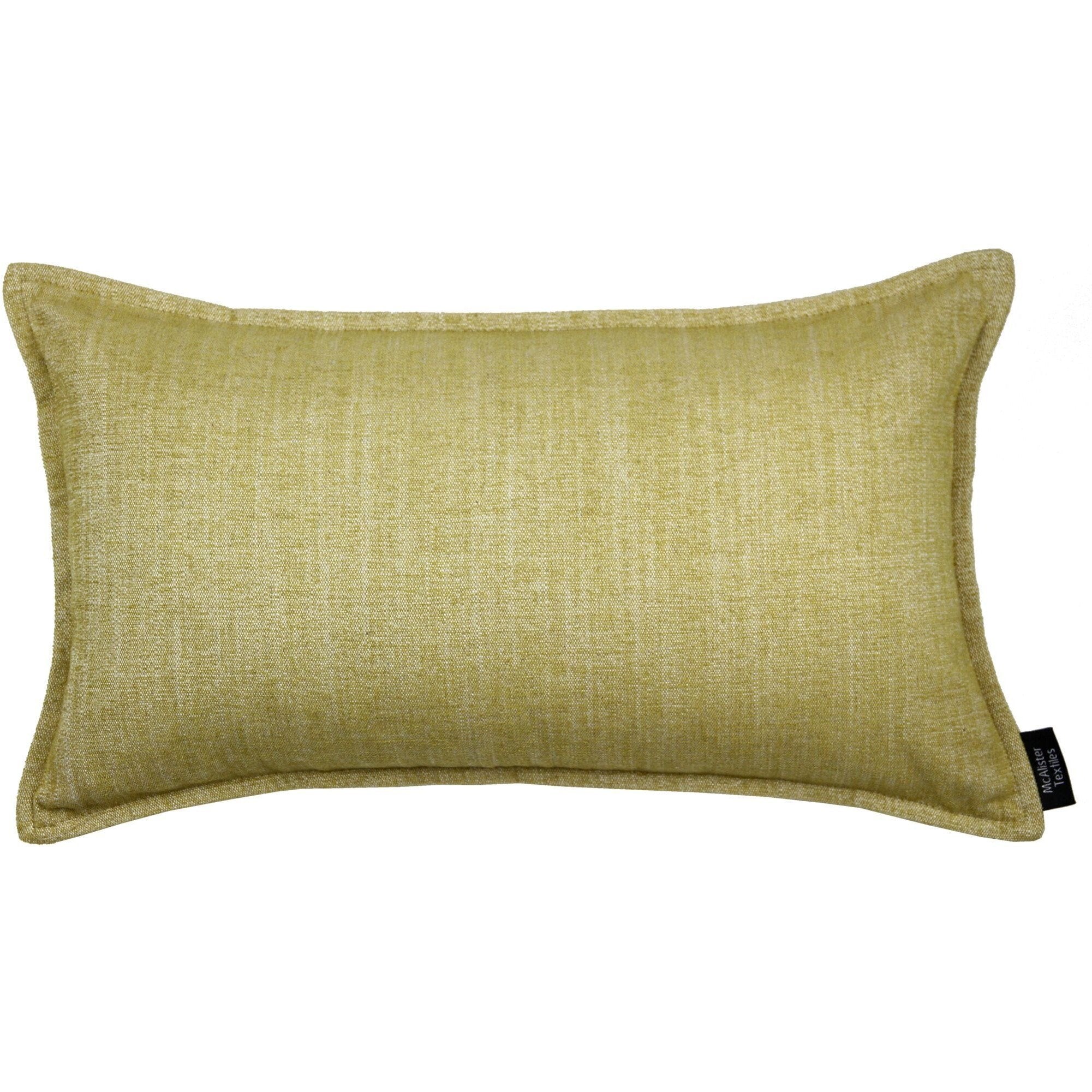 McAlister Textiles Rhumba Ochre Yellow Pillow Pillow Cover Only 50cm x 30cm