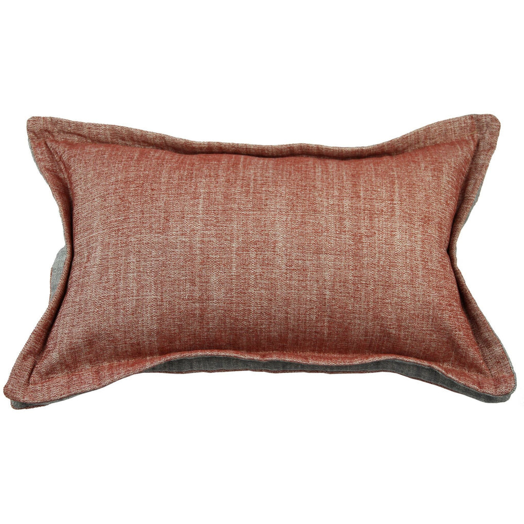 McAlister Textiles Rhumba Accent Burnt Orange + Grey Cushion Cushions and Covers Cover Only 50cm x 30cm 