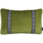 Load image into Gallery viewer, McAlister Textiles Coba Striped Lime Green Velvet Pillow Pillow Cover Only 50cm x 30cm 

