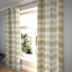 Load image into Gallery viewer, McAlister Textiles Angus Beige Cream Tartan Curtains Tailored Curtains 116cm(w) x 182cm(d) (46&quot; x 72&quot;) 
