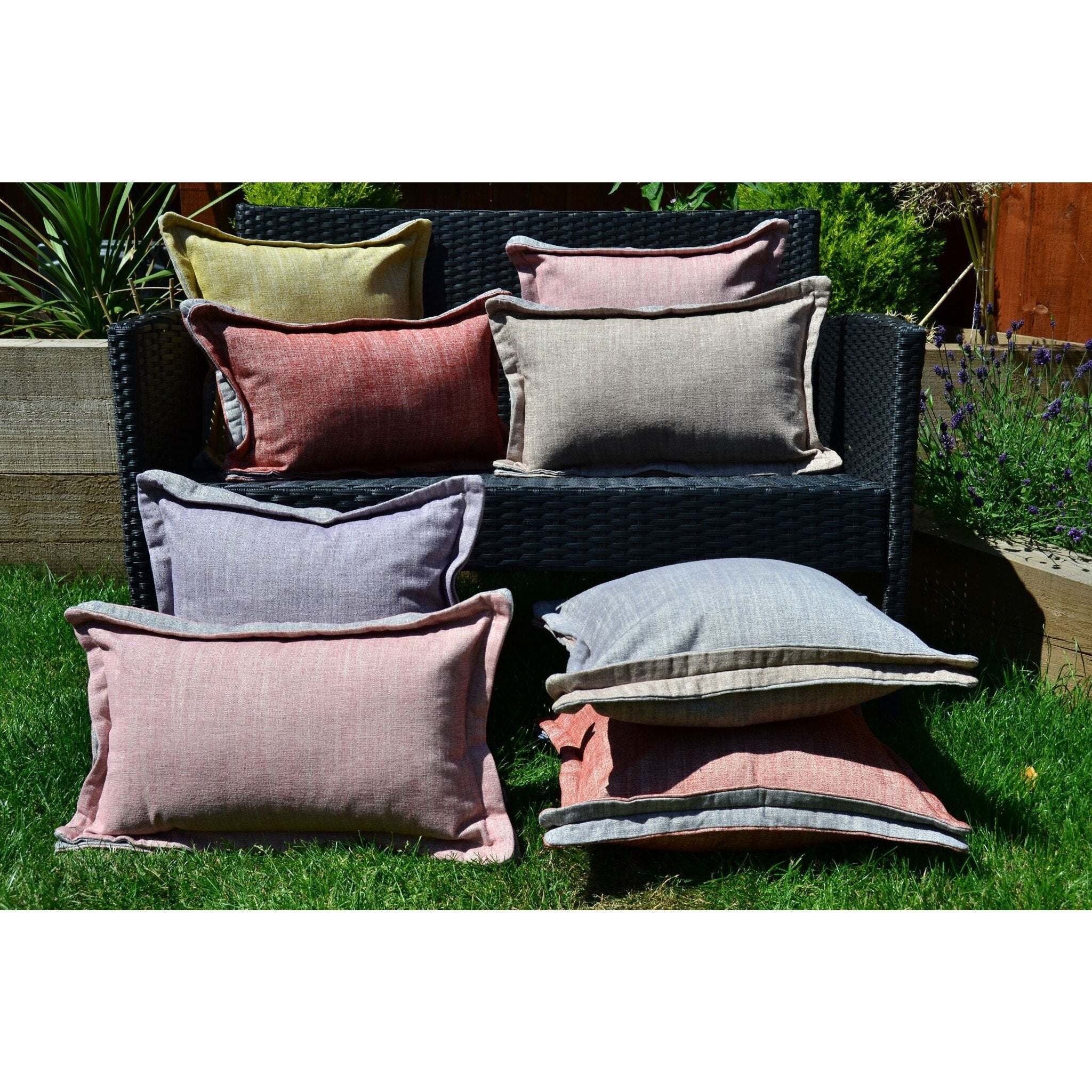 McAlister Textiles Rhumba Accent Taupe Beige + Grey Cushion Cushions and Covers