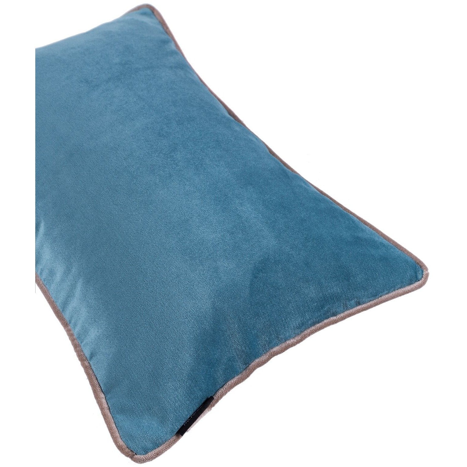 McAlister Textiles Matt Duck Egg Blue Velvet Cushion Cushions and Covers 