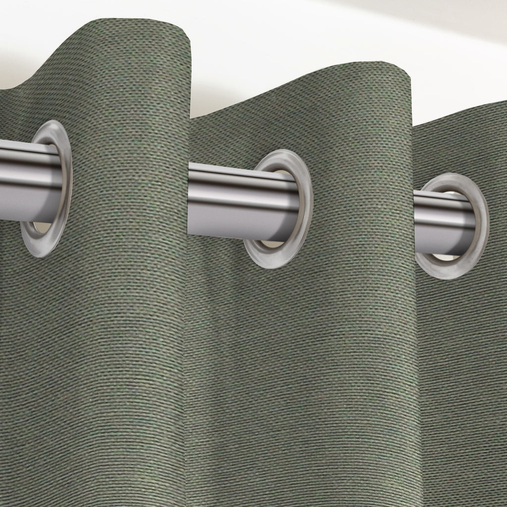 McAlister Textiles Panama Plain Charcoal Grey Curtains Tailored Curtains 116cm(w) x 137cm(d) (46" x 54") 