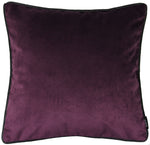 Load image into Gallery viewer, McAlister Textiles Matt Aubergine Purple Velvet 43cm x 43cm Cushion Sets Cushions and Covers 

