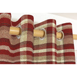 Load image into Gallery viewer, McAlister Textiles Heritage Red + White Tartan Curtains Tailored Curtains 
