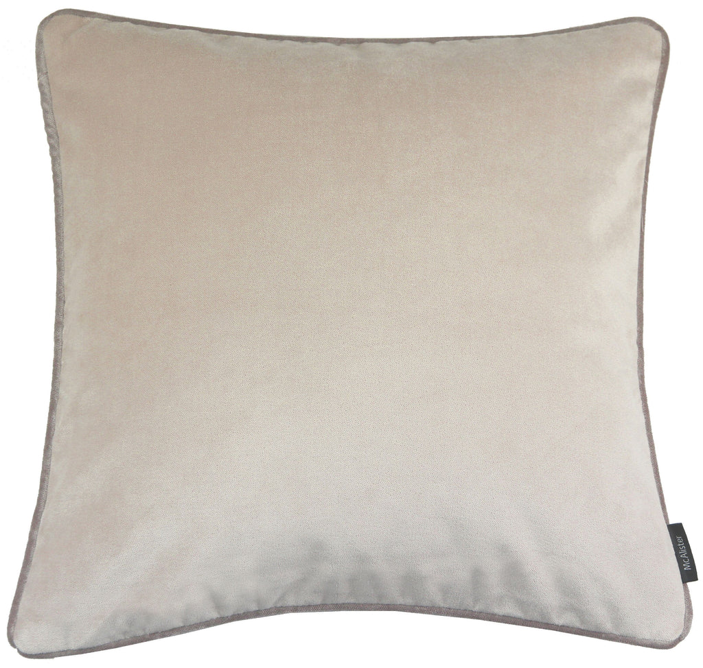 McAlister Textiles Matt Champagne Gold Velvet 43cm x 43cm Cushion Sets Cushions and Covers 