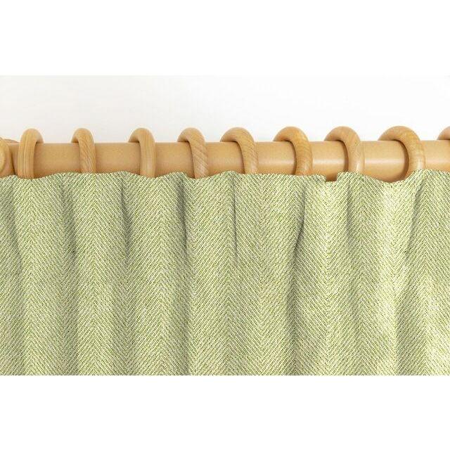 McAlister Textiles Herringbone Sage Green Curtains Tailored Curtains 