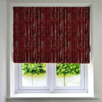 Load image into Gallery viewer, McAlister Textiles Textured Chenille Wine Red Roman Blinds Roman Blinds Standard Lining 130cm x 200cm 
