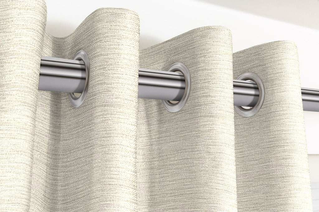 Plain Chenille Cream Curtains