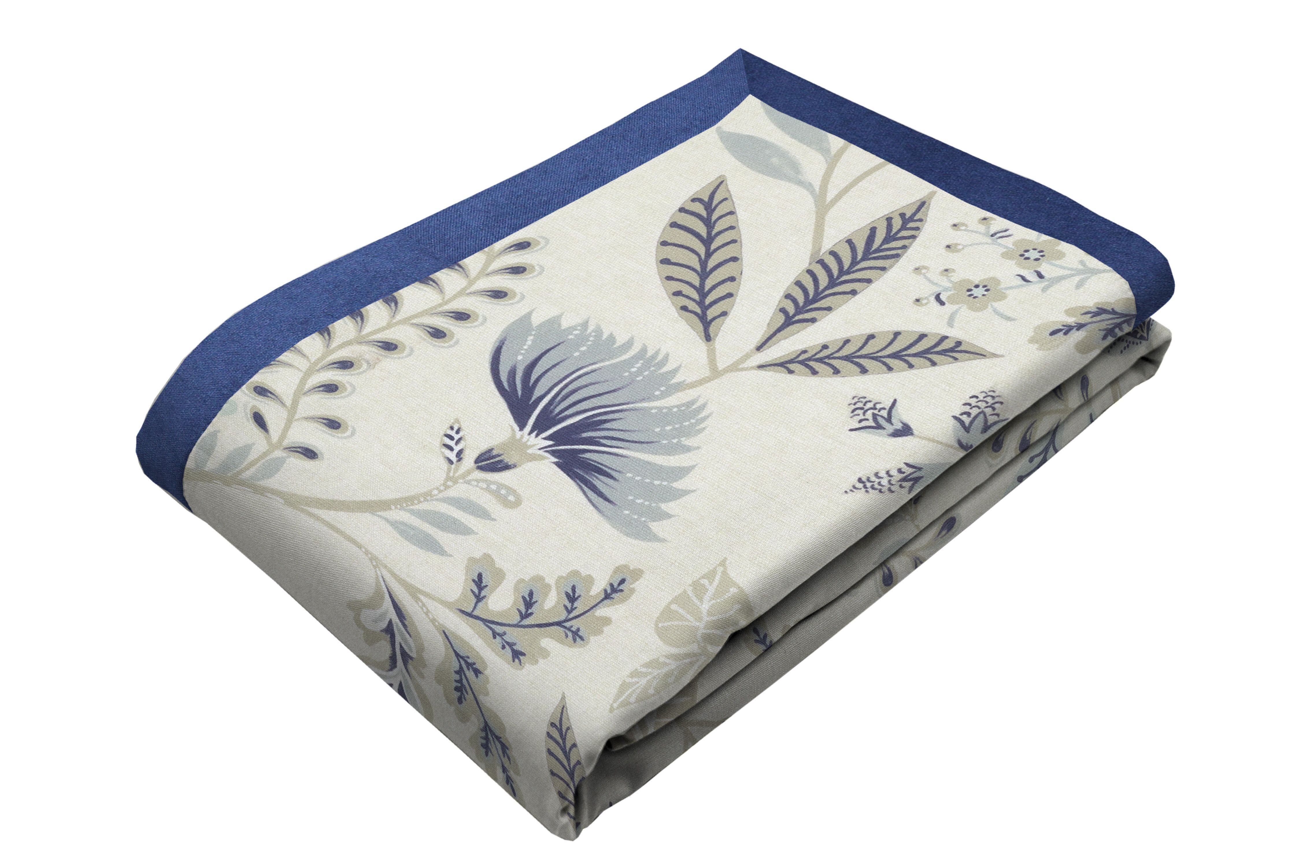 McAlister Textiles Florence Powder Blue Throws & Runners Throws and Runners Bed Runner (50cm x 240cm) 