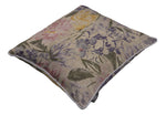 Load image into Gallery viewer, Blooma Purple, Pink and Ochre Floral Cushion
