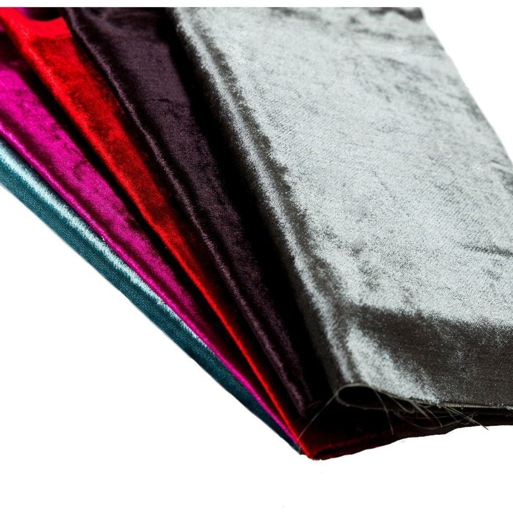 McAlister Textiles Aubergine Purple Crushed Velvet Roman Blind Roman Blinds 
