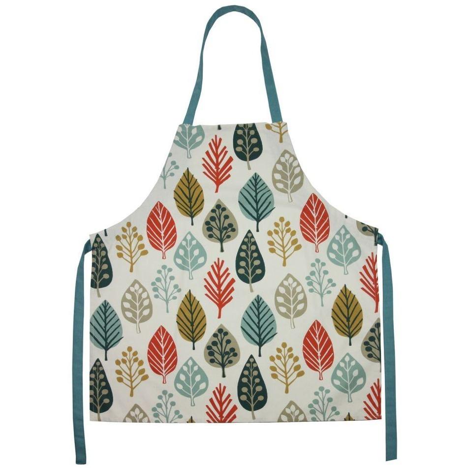 McAlister Textiles Magda Burnt Orange Cotton Print Apron Kitchen Accessories