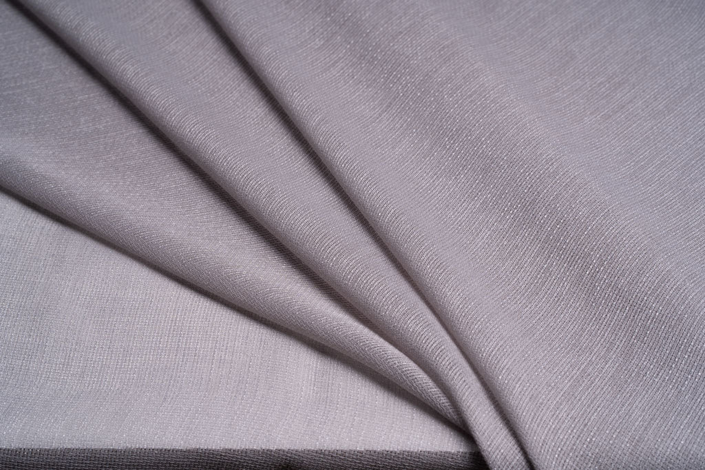 Infinity Soft Grey Wide Width Voile Curtain Fabric