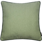 Load image into Gallery viewer, McAlister Textiles Herringbone Boutique Green + Grey Cushion Cushions and Covers Cover Only 43cm x 43cm 
