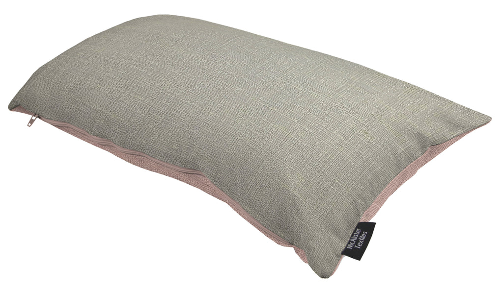 McAlister Textiles Harmony Contrast Dove Grey Plain Cushions Cushions and Covers 