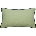 Load image into Gallery viewer, McAlister Textiles Herringbone Boutique Green + Grey Cushion Cushions and Covers Cover Only 50cm x 30cm 
