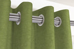 Load image into Gallery viewer, McAlister Textiles Panama Plain Fern Green Curtains Tailored Curtains 
